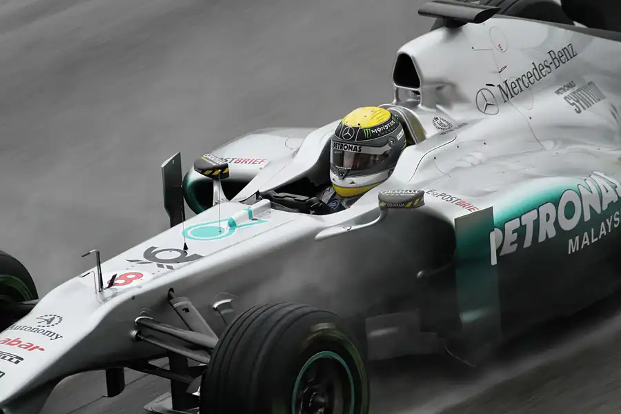 168 | 2011 | Barcelona | Mercedes Benz W02 | Nico Rosberg – 16:53 | © carsten riede fotografie