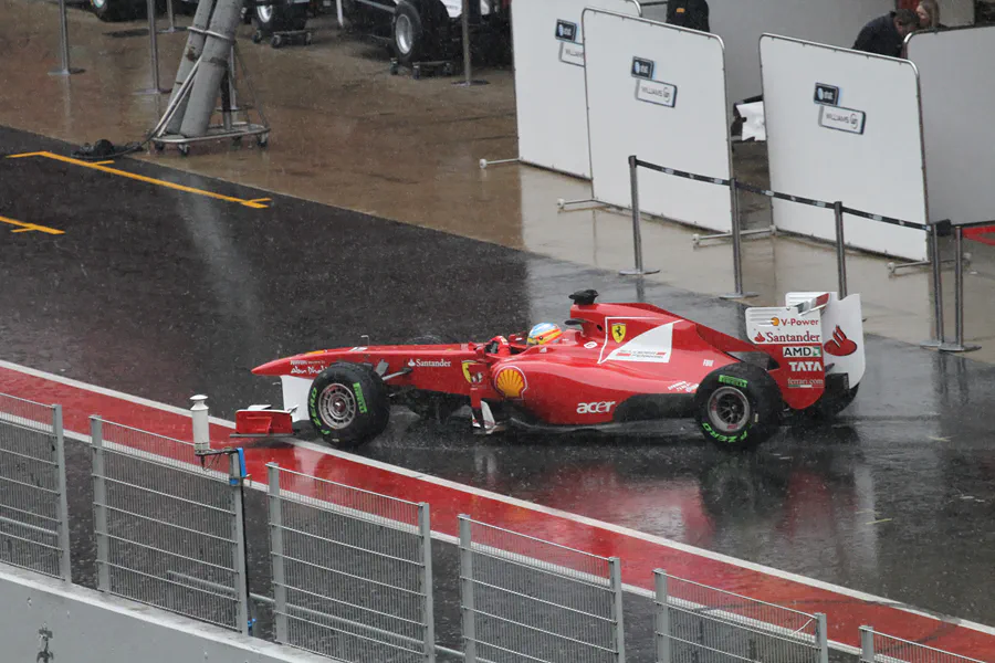 012 | 2011 | Barcelona | Ferrari 150° Italia | Fernando Alonso – 10:29 | © carsten riede fotografie