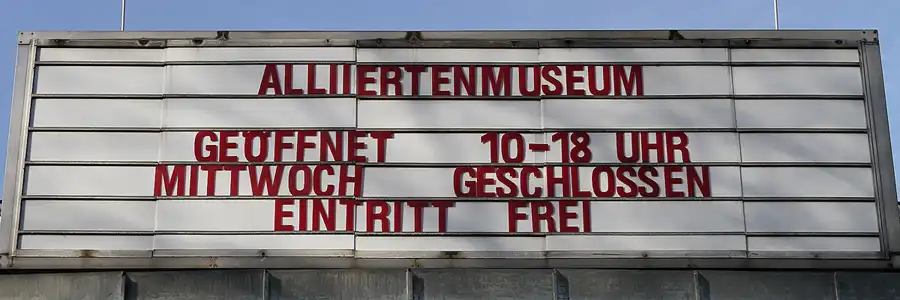 004 | 2011 | Berlin | Alliierten Museum | © carsten riede fotografie