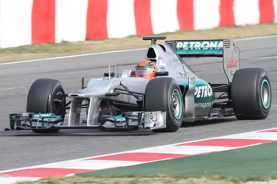 081 | 2012 | Barcelona | Mercedes Benz W03 | Michael Schumacher | © carsten riede fotografie