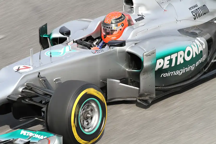 083 | 2012 | Barcelona | Mercedes Benz W03 | Michael Schumacher | © carsten riede fotografie