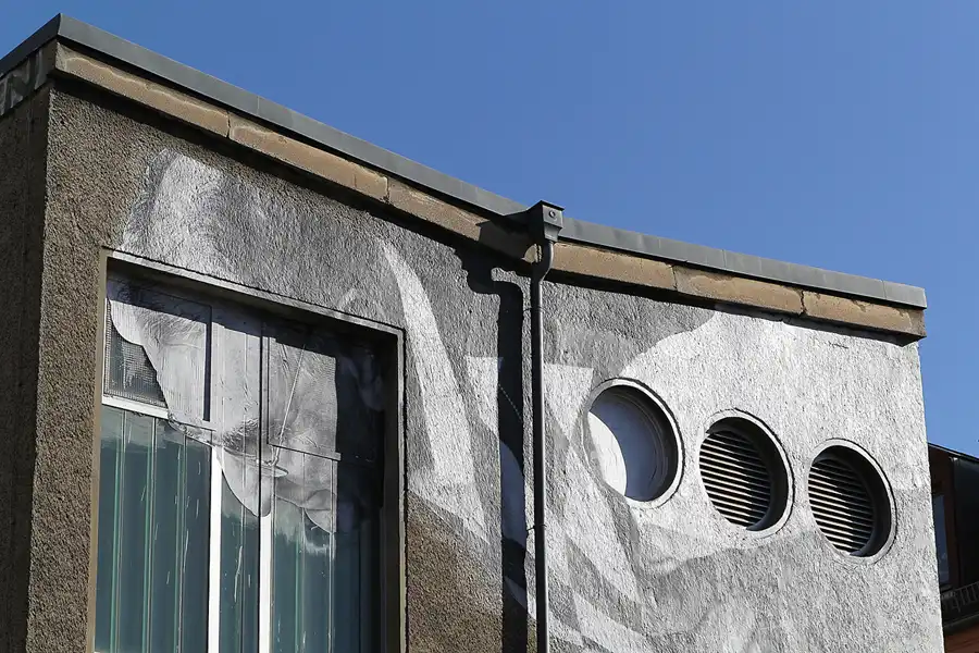 012 | 2013 | Berlin | JR – The Wrinkles Of The City | Auguststrasse | © carsten riede fotografie