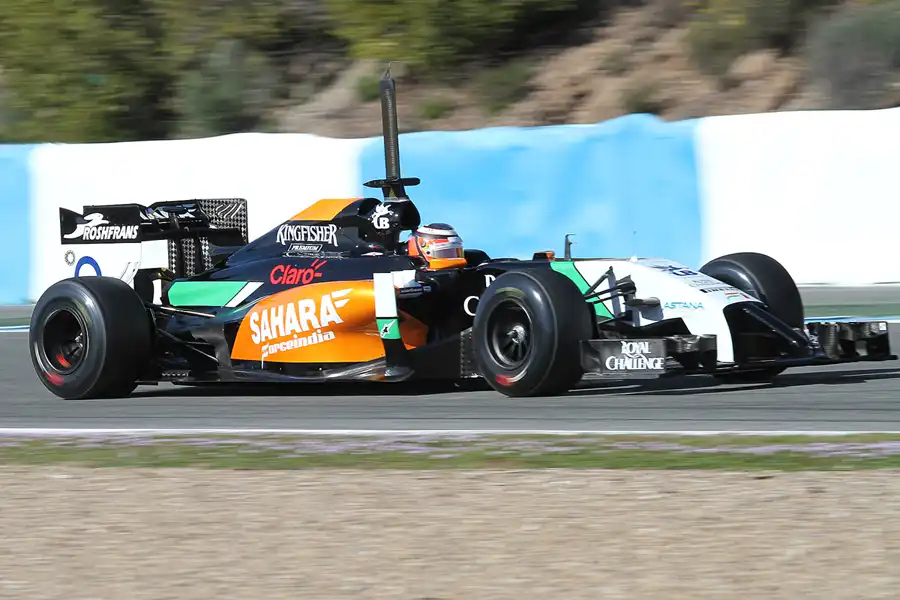 038 | 2014 | Jerez De La Frontera | Force India-Mercedes Benz VJM07 | Nico Hülkenberg | © carsten riede fotografie