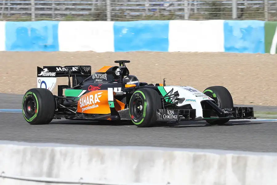 047 | 2014 | Jerez De La Frontera | Force India-Mercedes Benz VJM07 | Sergio Perez | © carsten riede fotografie