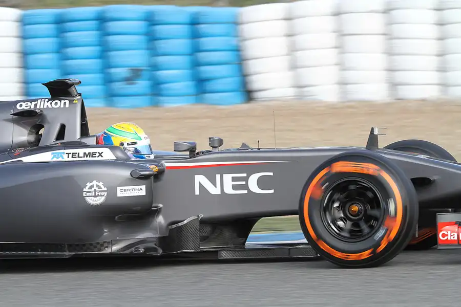 117 | 2014 | Jerez De La Frontera | Sauber-Ferrari C33 | Esteban Gutierrez | © carsten riede fotografie