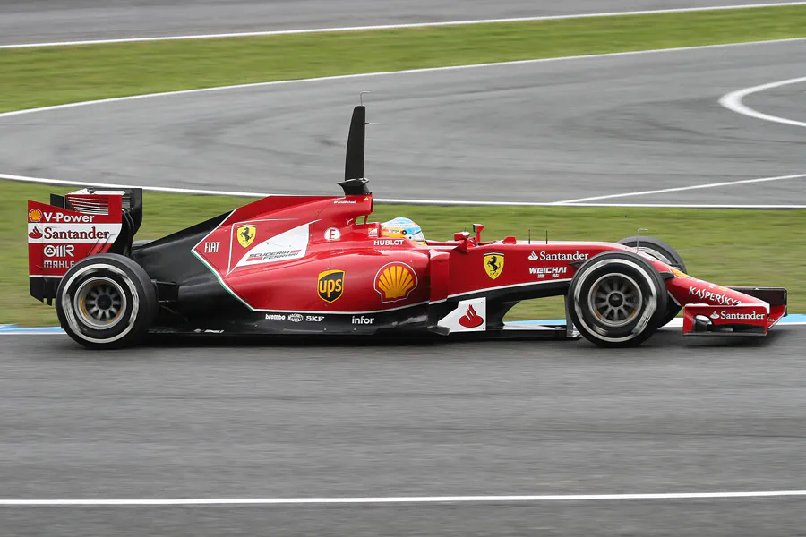 025 | 2014 | Jerez De La Frontera | Ferrari F14T | Fernando Alonso | © carsten riede fotografie