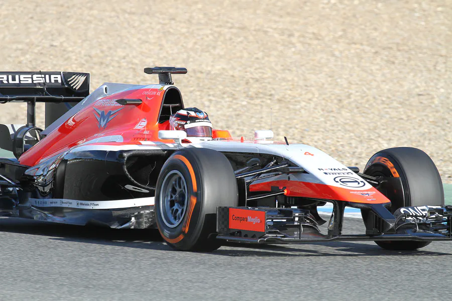 064 | 2014 | Jerez De La Frontera | Marussia-Ferrari MR03 | Max Chilton | © carsten riede fotografie