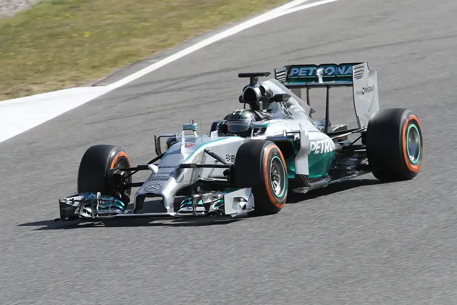 162 | 2014 | Barcelona | Mercedes Benz W05 | Nico Rosberg | © carsten riede fotografie