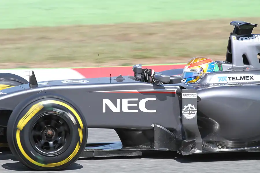 202 | 2014 | Barcelona | Sauber-Ferrari C33 | Esteban Gutierrez | © carsten riede fotografie