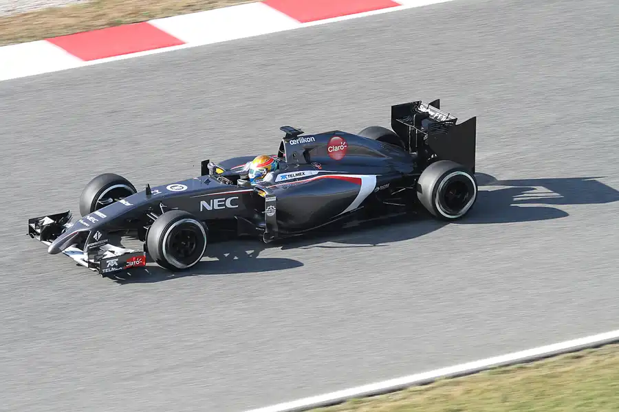 203 | 2014 | Barcelona | Sauber-Ferrari C33 | Esteban Gutierrez | © carsten riede fotografie