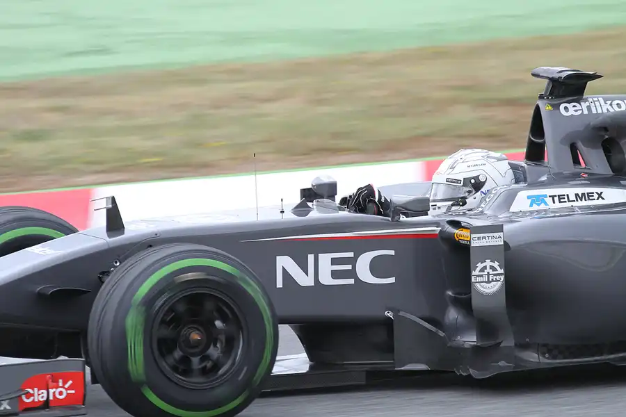 215 | 2014 | Barcelona | Sauber-Ferrari C33 | Giedo Van der Garde | © carsten riede fotografie