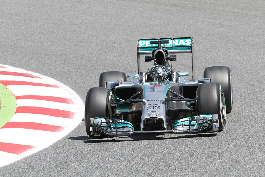 163 | 2014 | Barcelona | Mercedes Benz W05 | Nico Rosberg | © carsten riede fotografie