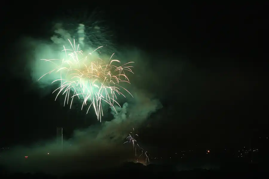 069 | 2014 | Berlin | Pyronale – Team China – Blick von der Field Station Teufelsberg | © carsten riede fotografie