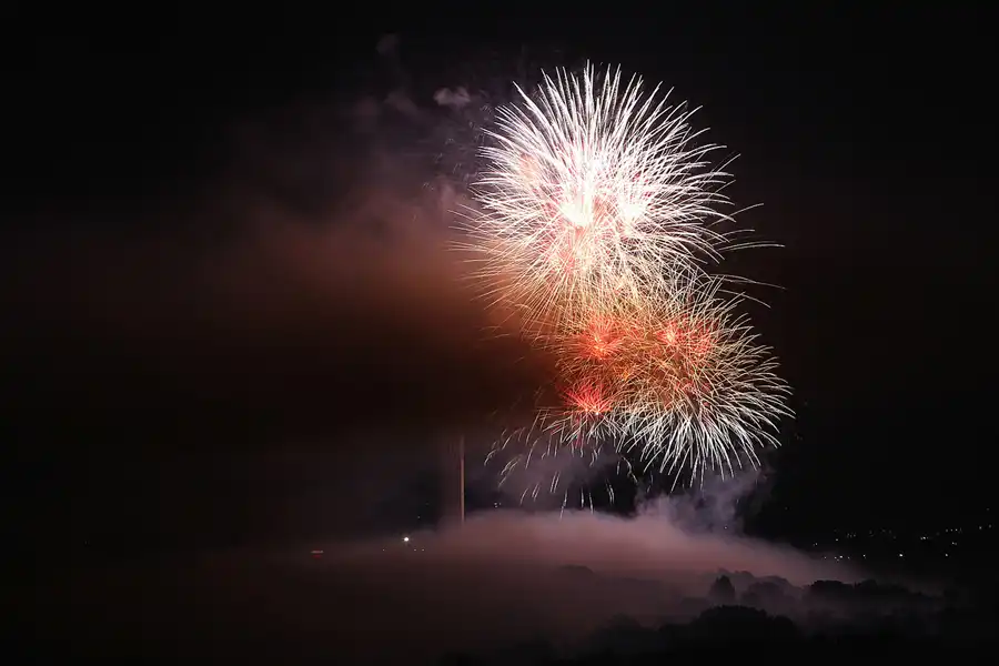 087 | 2014 | Berlin | Pyronale – Team China – Blick von der Field Station Teufelsberg | © carsten riede fotografie