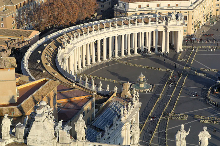 037 | 2015 | Città del Vaticano | Blick von der Basilica di San Pietro + Piazza San Pietro | © carsten riede fotografie