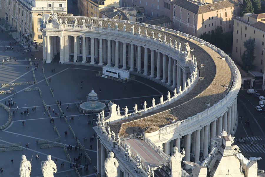 038 | 2015 | Città del Vaticano | Blick von der Basilica di San Pietro + Piazza San Pietro | © carsten riede fotografie