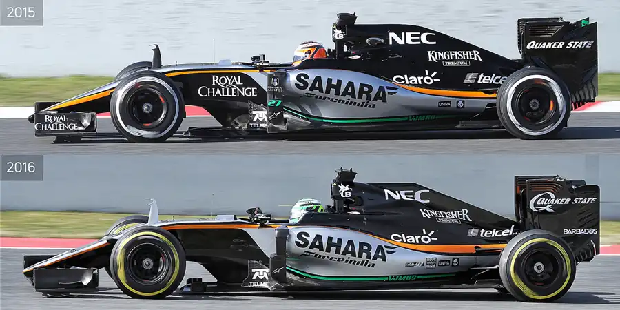 067 | 2016 | Barcelona | Force India 2015/2016 | Technical Analysis | © carsten riede fotografie