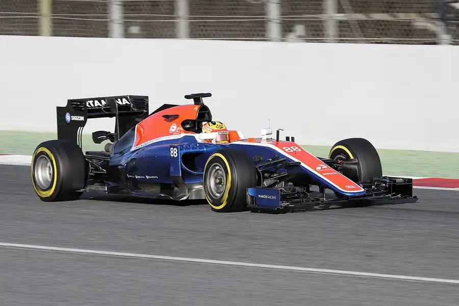 103 | 2016 | Barcelona | Manor-Mercedes-Benz MRT05 | Rio Haryanto | © carsten riede fotografie