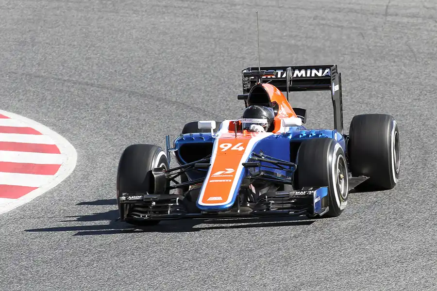 118 | 2016 | Barcelona | Manor-Mercedes-Benz MRT05 | Pascal Wehrlein | © carsten riede fotografie