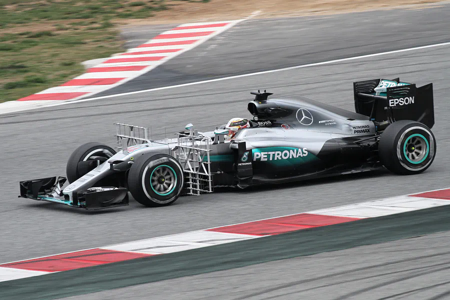 166 | 2016 | Barcelona | Mercedes F1 W07 Hybrid | Lewis Hamilton | © carsten riede fotografie