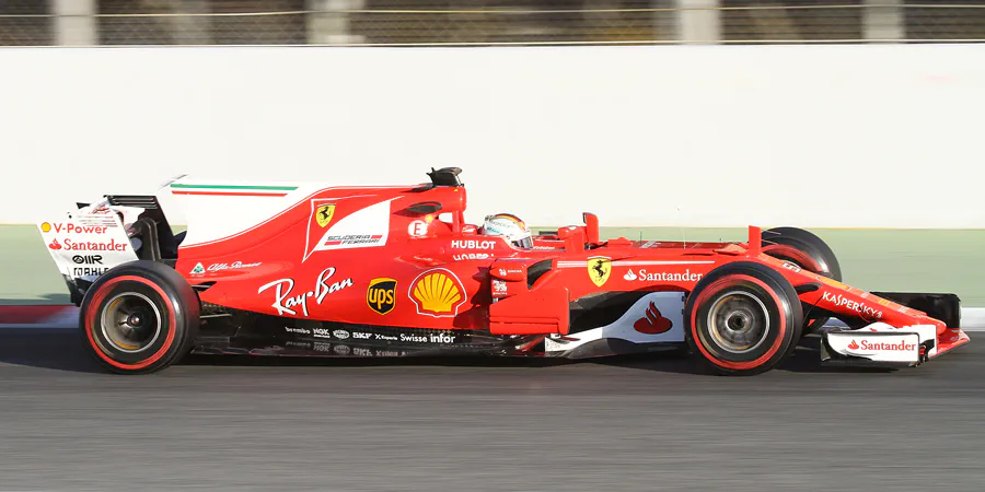 028 | 2017 | Barcelona | Ferrari SF70H | Sebastian Vettel | © carsten riede fotografie