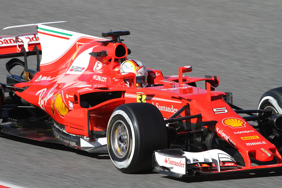 034 | 2017 | Barcelona | Ferrari SF70H | Sebastian Vettel | © carsten riede fotografie
