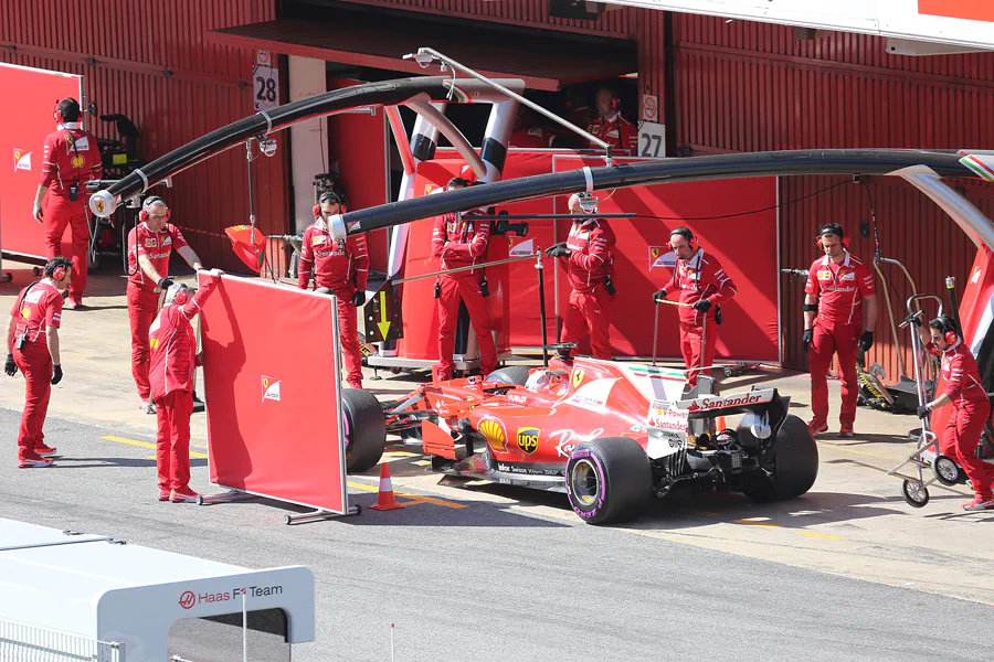 037 | 2017 | Barcelona | Ferrari SF70H | Sebastian Vettel | © carsten riede fotografie