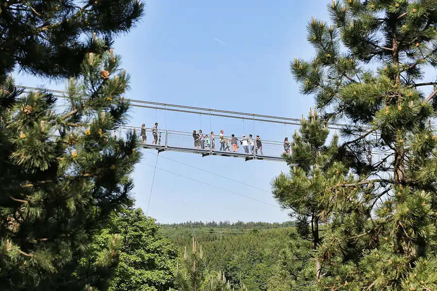055 | 2017 | Rappbode-Talsperre | Titan RT – Längste Fussgänger Hängebrücke der Welt – Länge frei hängend 458,5 Meter – Höhe über Grund 100 Meter | © carsten riede fotografie