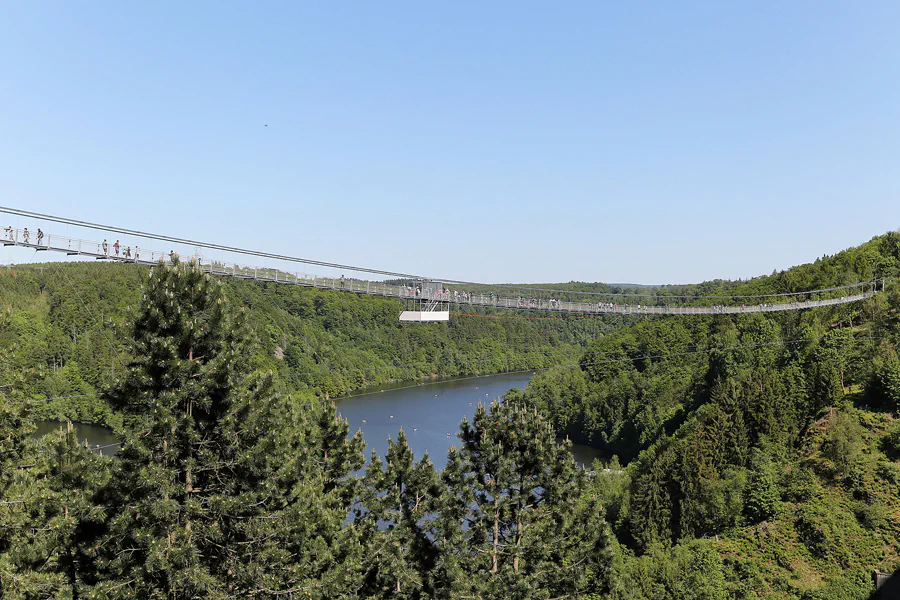 054 | 2017 | Rappbode-Talsperre | Titan RT – Längste Fussgänger Hängebrücke der Welt – Länge frei hängend 458,5 Meter – Höhe über Grund 100 Meter | © carsten riede fotografie
