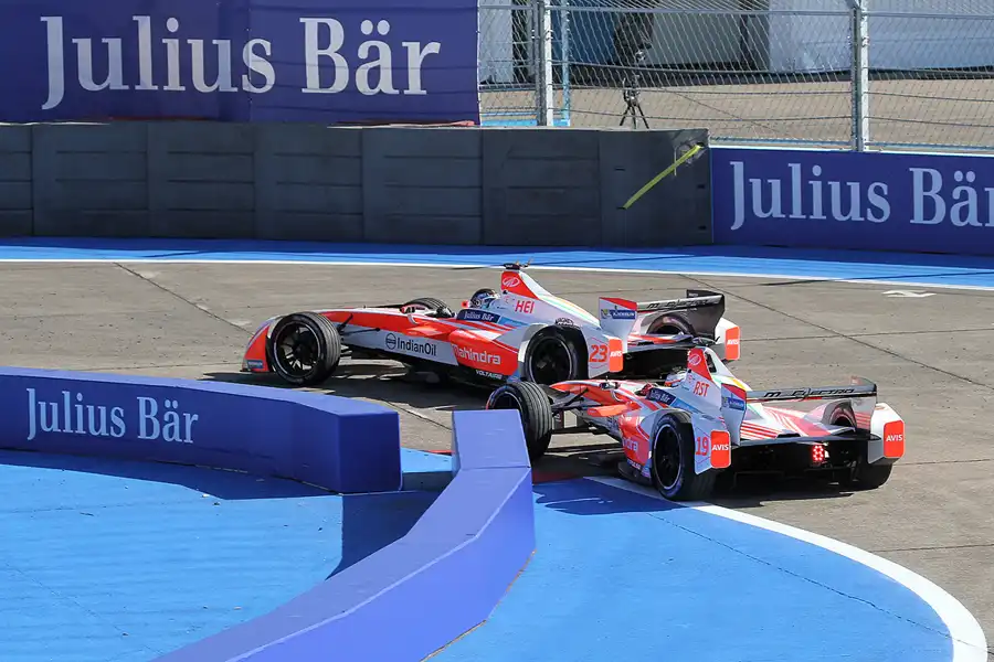 055 | 2017 | Berlin | Mahindra M3ELECTRO | Mahindra Racing Formula E Racing | Felix Rosenqvist + Nick Heidfeld | © carsten riede fotografie