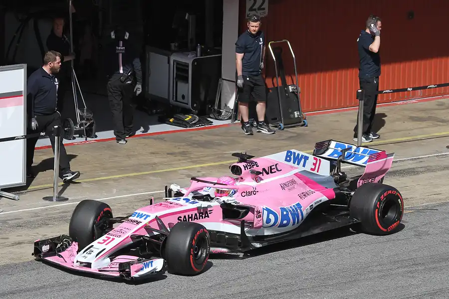 258 | 2018 | Barcelona | Force India-Mercedes-AMG VJM11 | Esteban Ocon | © carsten riede fotografie