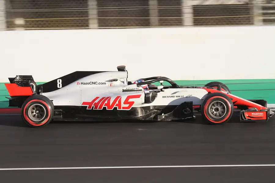 302 | 2018 | Barcelona | Haas-Ferrari VF-18 | Romain Grosjean | © carsten riede fotografie
