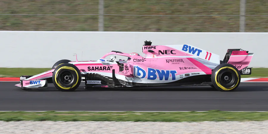 067 | 2018 | Barcelona | Force India-Mercedes-AMG VJM11 | Sergio Perez | © carsten riede fotografie