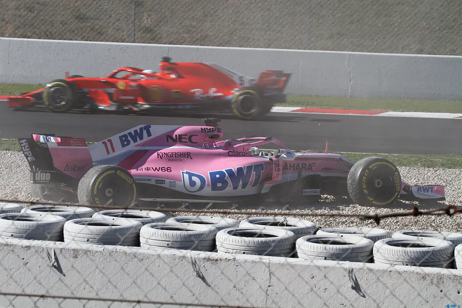 068 | 2018 | Barcelona | Force India-Mercedes-AMG VJM11 | Sergio Perez | © carsten riede fotografie