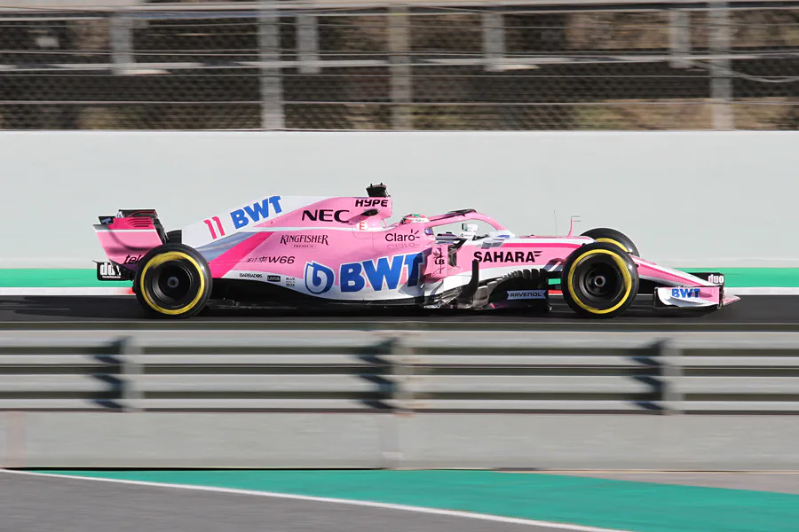 180 | 2018 | Barcelona | Force India-Mercedes-AMG VJM11 | Sergio Perez | © carsten riede fotografie