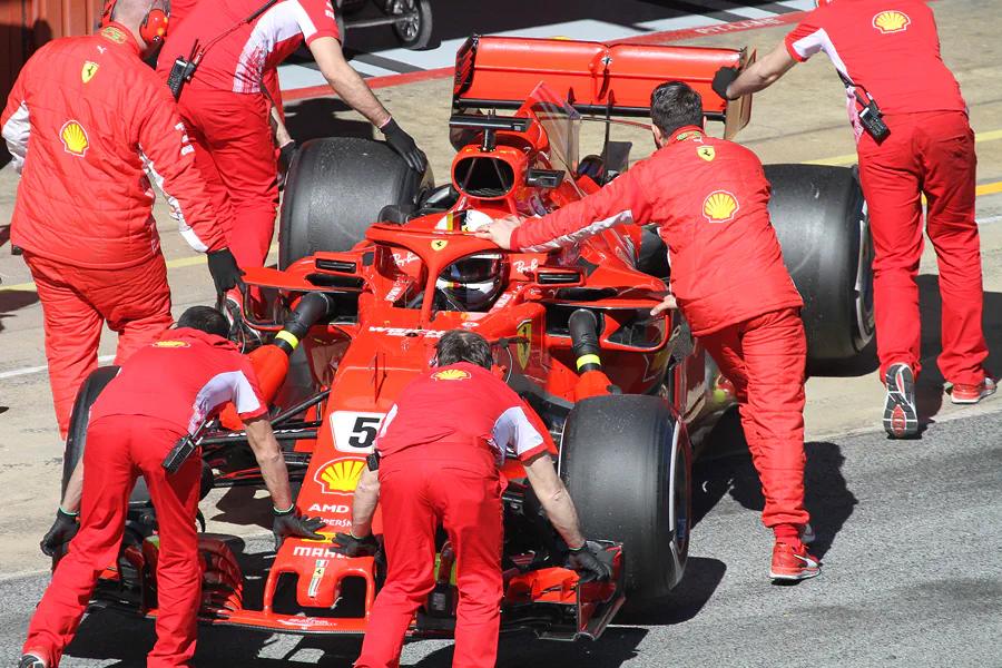 254 | 2018 | Barcelona | Ferrari SF71H | Sebastian Vettel | © carsten riede fotografie