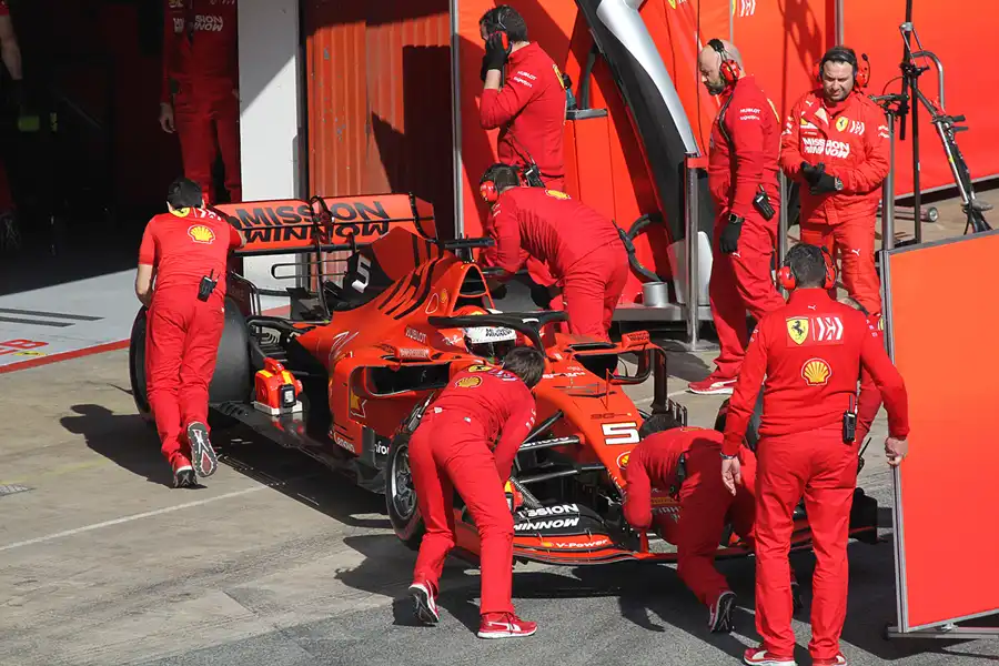 300 | 2019 | Barcelona | Ferrari SF90 | Sebastian Vettel | © carsten riede fotografie