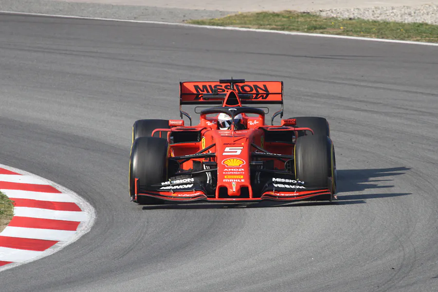 100 | 2019 | Barcelona | Ferrari SF90 | Sebastian Vettel | © carsten riede fotografie