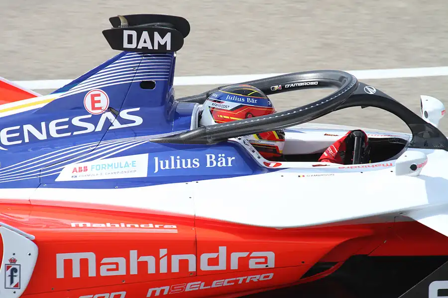 064 | 2019 | Berlin | Mahindra M5ELECTRO | Mahindra Racing | Jerome D`Ambrosio | © carsten riede fotografie