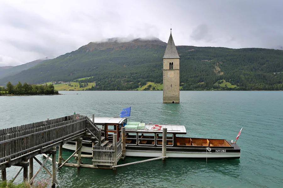 194 | 2019 | Reschensee | Kirchturm von Alt-Graun | © carsten riede fotografie
