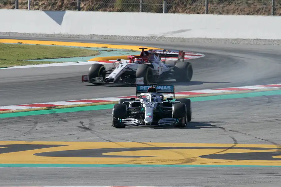 167 | 2020 | Barcelona | Mercedes-AMG F1 W11 EQ Performance | Valtteri Bottas + Alfa Romeo-Ferrari C39 | Kimi Raikkonen | © carsten riede fotografie