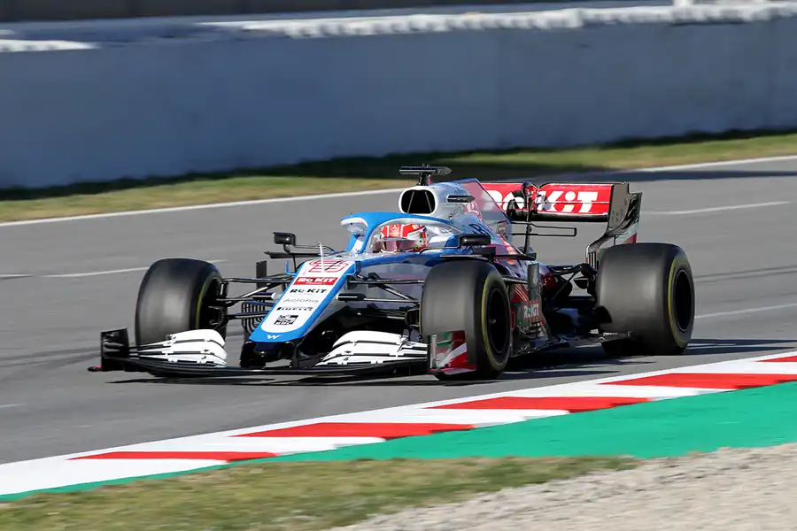 264 | 2020 | Barcelona | Williams-Mercedes-AMG FW43 | George Russell | © carsten riede fotografie