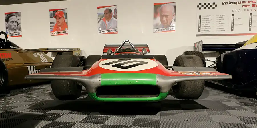 072 | 2021 | Stavelot | Abbaye De Stavelot – Musee Du Circuit De Spa-Francorchamps – March-Ford Cosworth 701 | © carsten riede fotografie