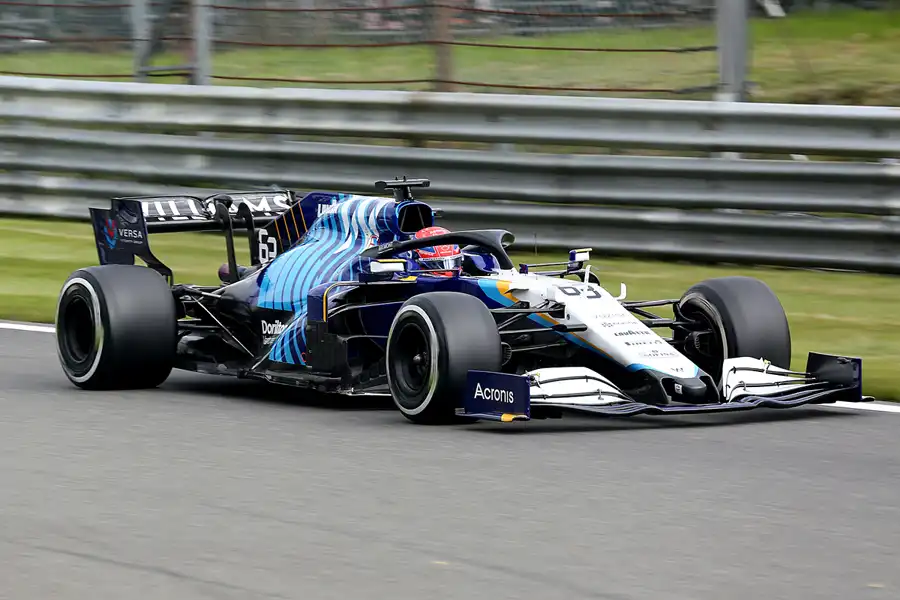 147 | 2021 | Spa-Francorchamps | Williams-Mercedes-AMG FW43B | George Russell | © carsten riede fotografie
