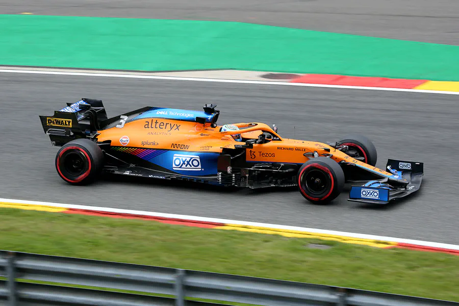 003 | 2021 | Spa-Francorchamps | McLaren-Renault MCL35M | Daniel Ricciardo | © carsten riede fotografie