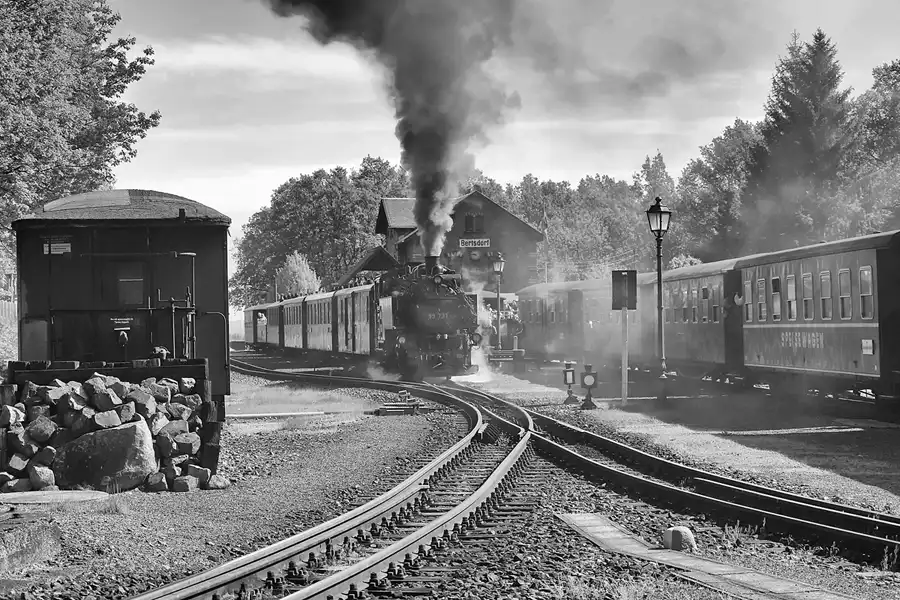 039 | 2023 | Bertsdorf | Zittauer Schmalspurbahn – Bahnhof Bertsdorf | © carsten riede fotografie