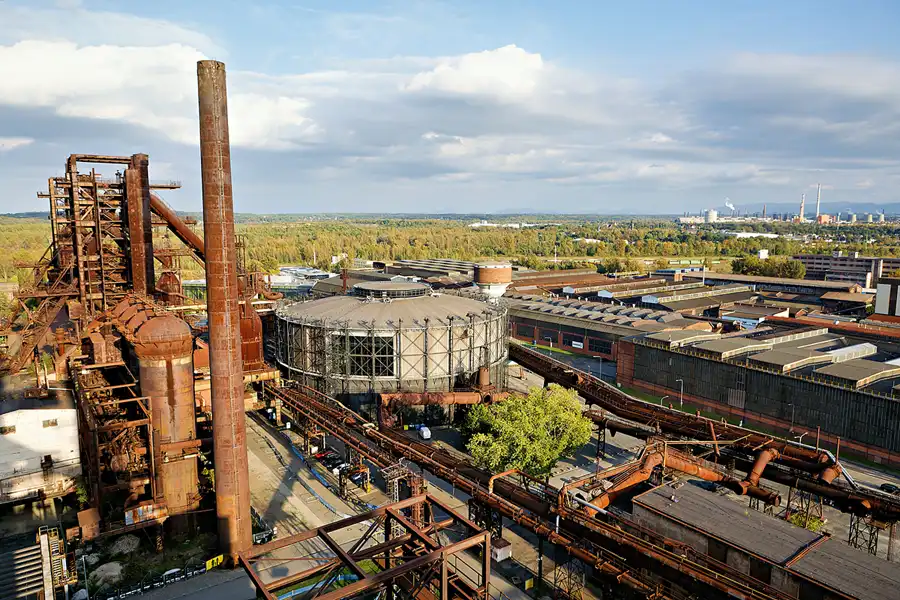 038 | 2023 | Ostrava | Dolni Vitkovive – Witkowitzer Eisenwerke – Blick vom Bolt Tower | © carsten riede fotografie