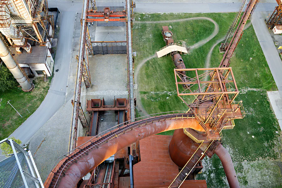 180 | 2023 | Ostrava | Dolni Vitkovive – Witkowitzer Eisenwerke – Blick vom Bolt Tower | © carsten riede fotografie