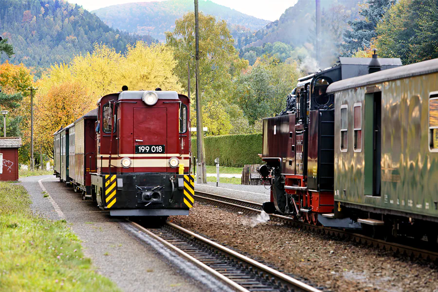 048 | 2023 | Olbersdorf | Zittauer Schmalspurbahn – Bahnhof Olbersdorf Oberdorf | © carsten riede fotografie