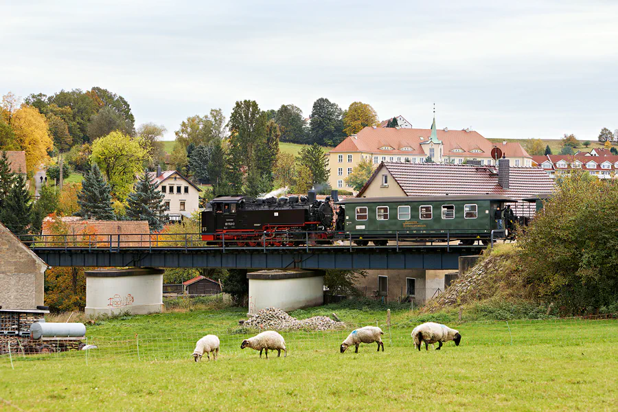 051 | 2023 | Olbersdorf | Zittauer Schmalspurbahn – Brücke Olbersdorf | © carsten riede fotografie